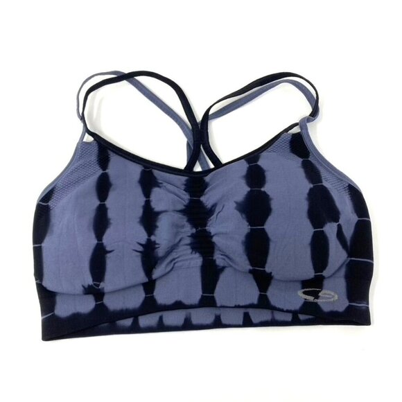 Target C9 Champion Tie Dye Sports Bra Padded Crossback Ruching Size Small - Picture 8 of 11